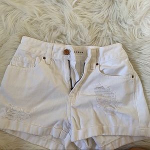 Pacsun white mom shorts